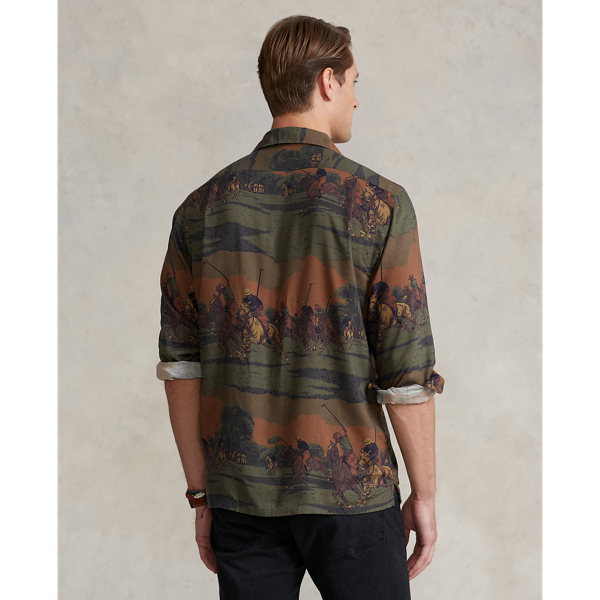 Polo Club Toile Custom Fit Polo-Toile Camp Shirt Polo Ralph Lauren 4
