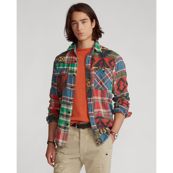 Patchwork Twill Shirt
