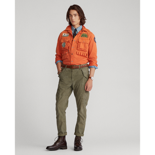College Orange Classic Fit Sportsman Shirt Polo Ralph Lauren 4