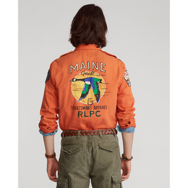 College Orange Classic Fit Sportsman Shirt Polo Ralph Lauren 5