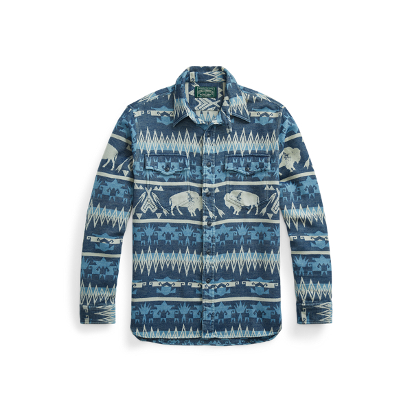 Camicia in jacquard Classic-Fit Polo Ralph Lauren in 1