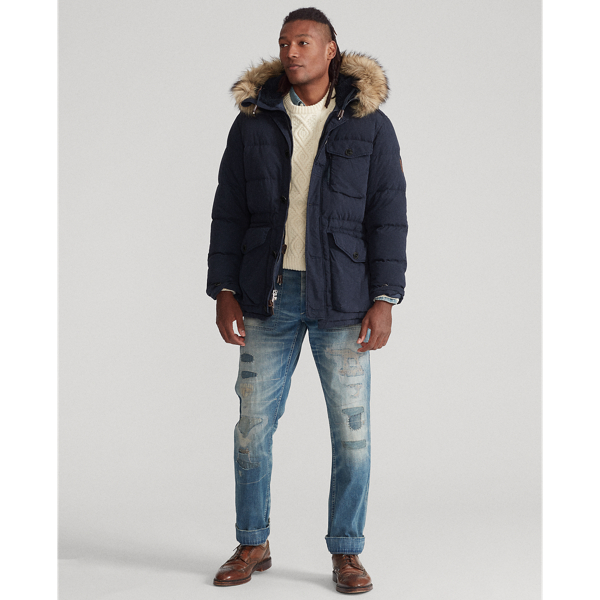 Collection Navy Faux-Fur-Trim Down Parka Polo Ralph Lauren 4
