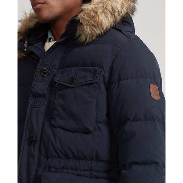 Collection Navy Faux-Fur-Trim Down Parka Polo Ralph Lauren 6