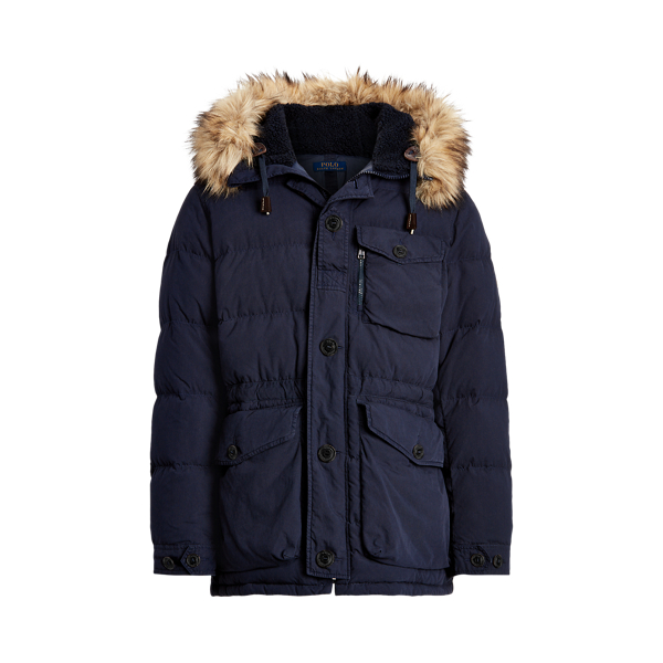 Faux-Fur-Trim Down Parka Polo Ralph Lauren 1