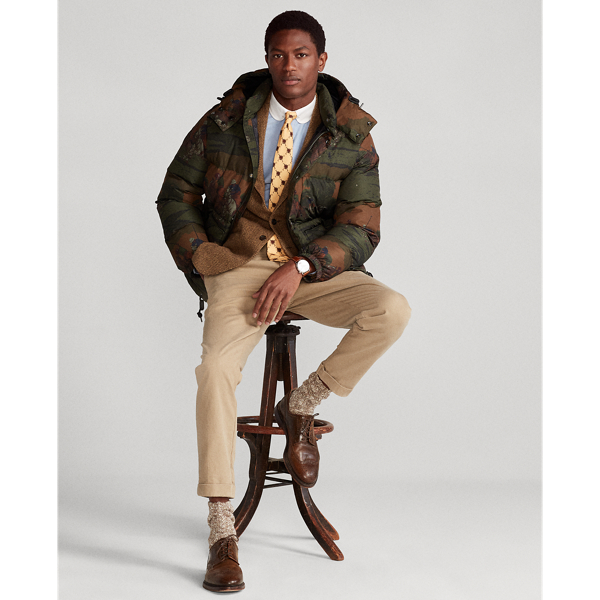 Polo Club Toille Equestrian-Print Down Coat Polo Ralph Lauren 4