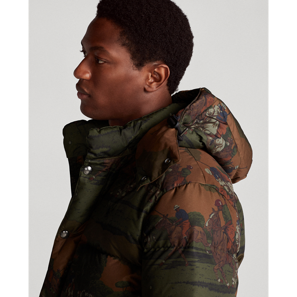 Polo Club Toille Equestrian-Print Down Coat Polo Ralph Lauren 5