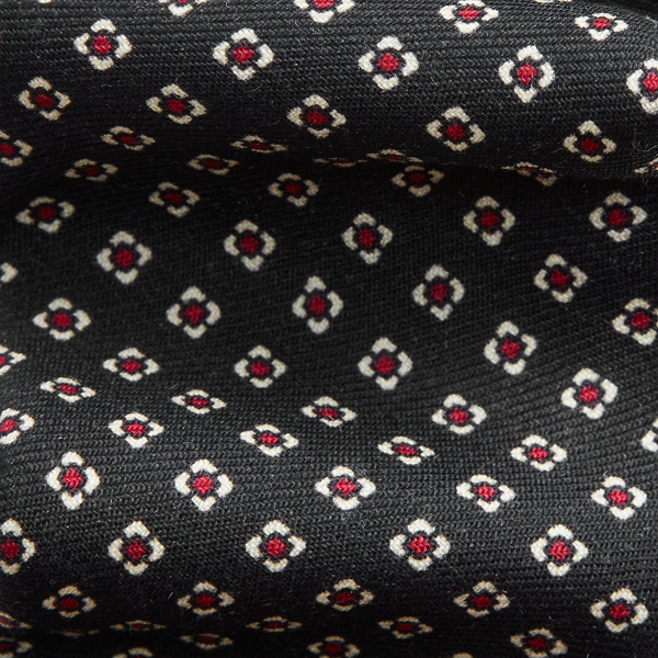 Black Wool Challis Narrow Tie Polo Ralph Lauren 3