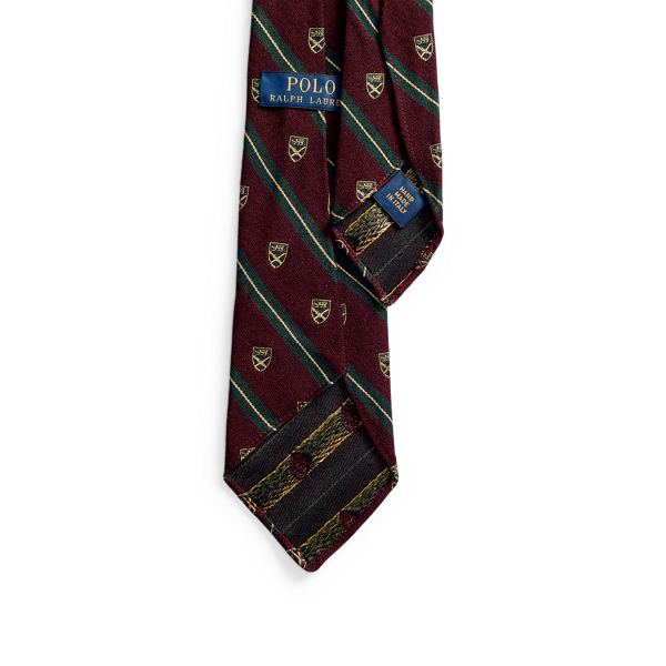 Wine Vintage-Inspired Striped Club Tie Polo Ralph Lauren 2
