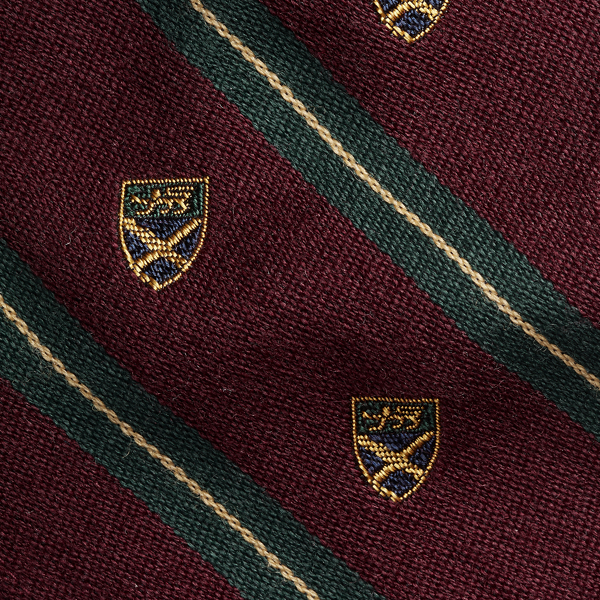 Wine Vintage-Inspired Striped Club Tie Polo Ralph Lauren 3