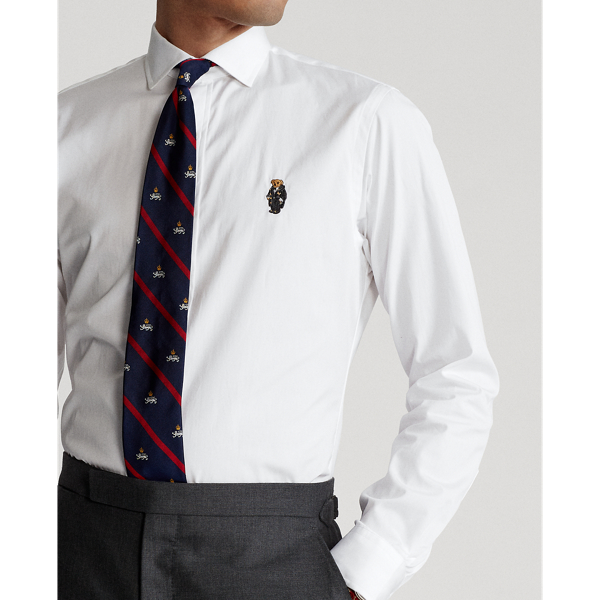 Camisa de popelina Slim Fit Polo Bear Polo Ralph Lauren en Blanco 5