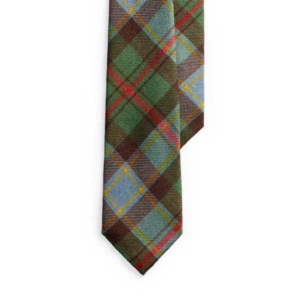 Cravatta in lana tartan