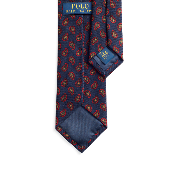 Navy Wool Challis Narrow Tie Polo Ralph Lauren 2