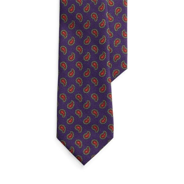 Wool Challis Narrow Tie Polo Ralph Lauren 1