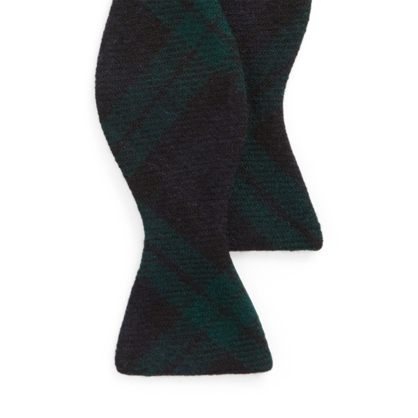 Black Watch Wool Bow Tie