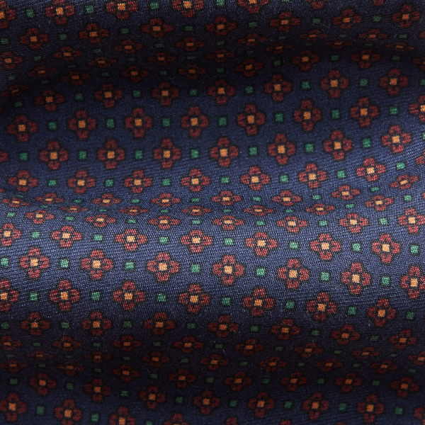 Navy Print Silk Tie Polo Ralph Lauren 3