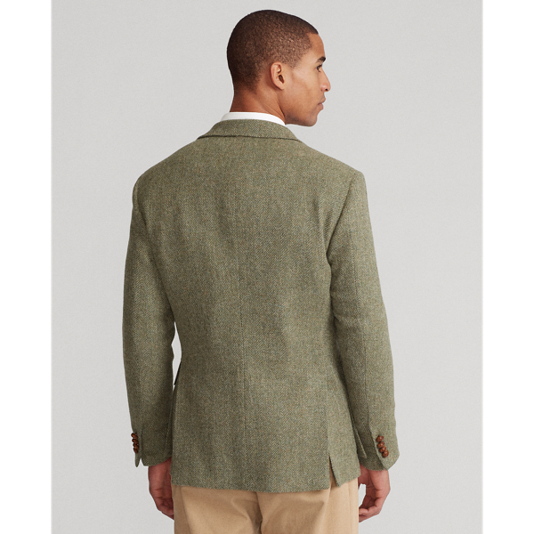 Olive Green The RL67 Tweed Jacket Polo Ralph Lauren 5