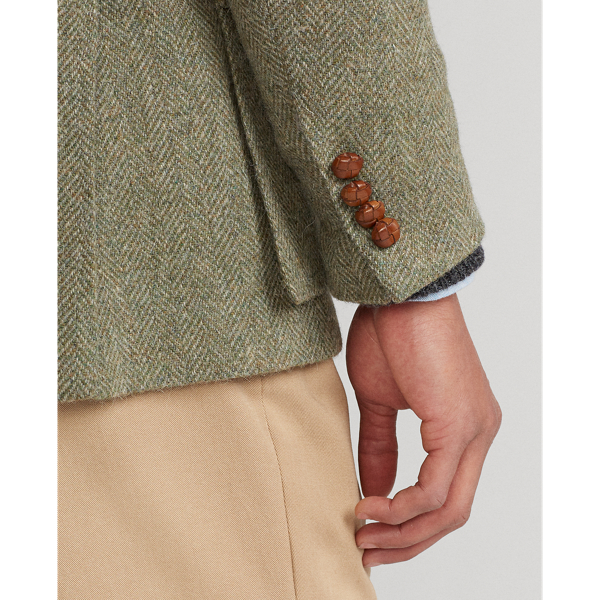 Olive Green The RL67 Tweed Jacket Polo Ralph Lauren 7