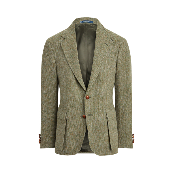 Olive Green The RL67 Tweed Jacket Polo Ralph Lauren 2
