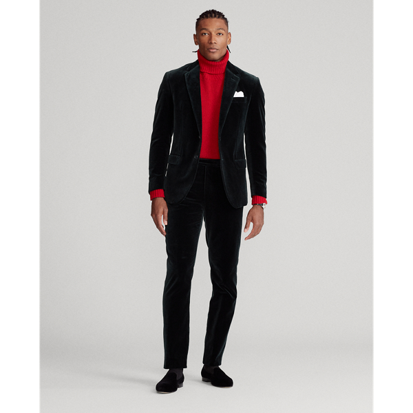 Green Polo Velvet Dinner Jacket Polo Ralph Lauren 4