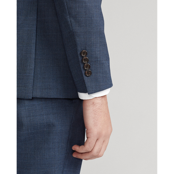 Navy Polo Glen Plaid Wool Suit Jacket Polo Ralph Lauren 7