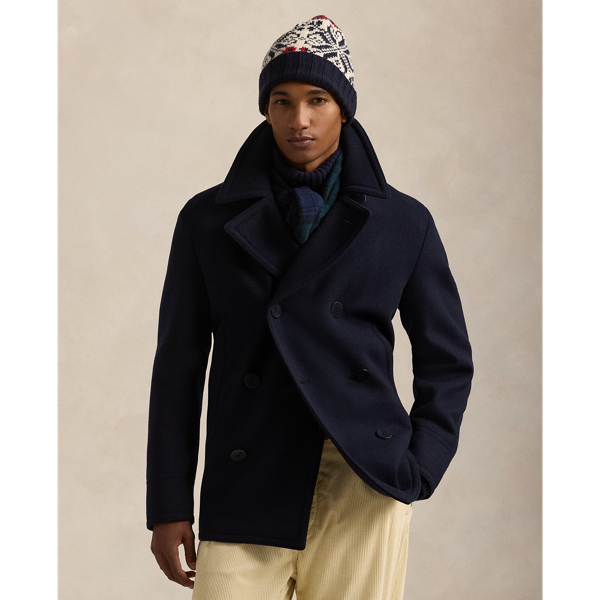 Ralph lauren double breasted peacoat on sale