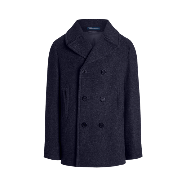 Polo Wool Blend Melton Peacoat