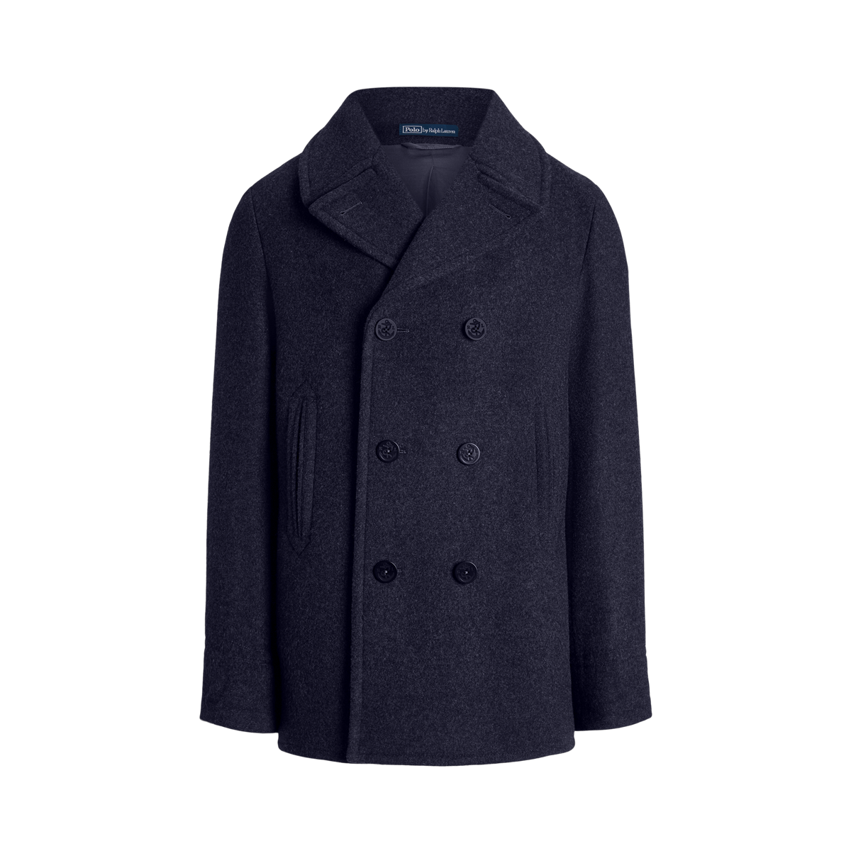 Men s Polo Wool Blend Melton Peacoat Ralph Lauren