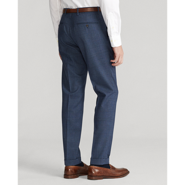 Navy Glen Plaid Wool Suit Trouser Polo Ralph Lauren 5