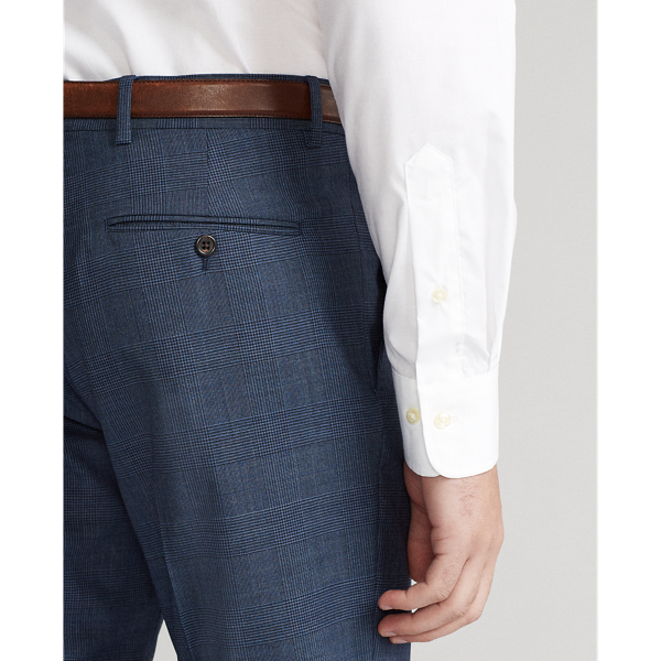 Navy Glen Plaid Wool Suit Trouser Polo Ralph Lauren 6