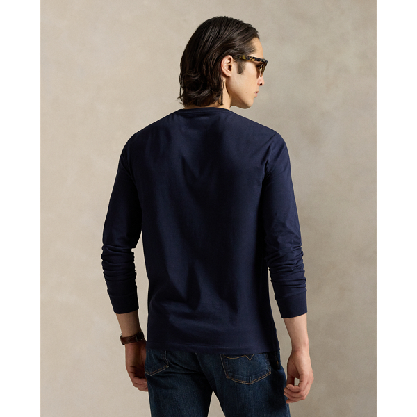 Tシャツ・カットソー Ralph Lauren LONG SLEEVE SPORT SHIRT (710 953 891 001 NAVY) Polo Ralph Lauren Polo Long-Sleeve T-Shirt | Saks Fifth Avenue