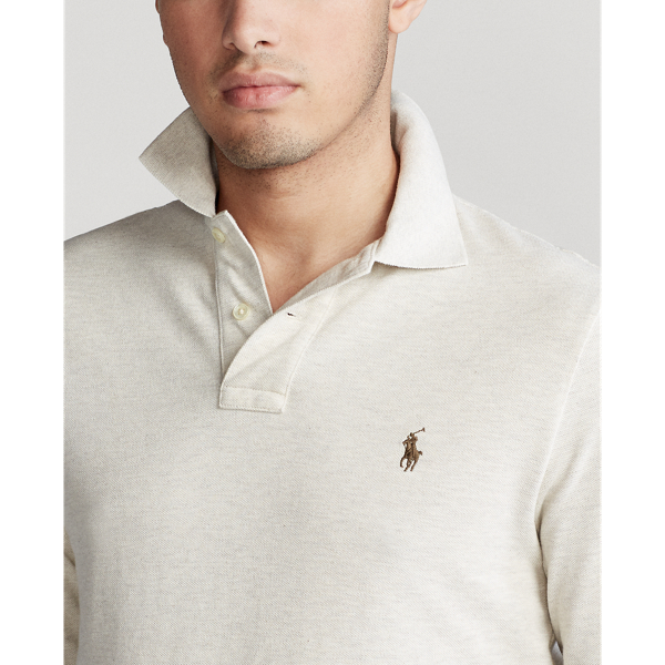State Heather Custom Slim Fit Mesh Polo Shirt Polo Ralph Lauren 5