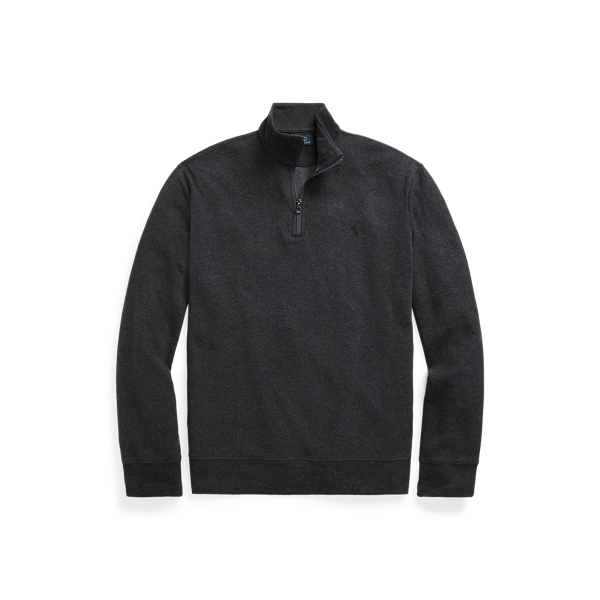 Herringbone Jersey Quarter-Zip Pullover Polo Ralph Lauren 1