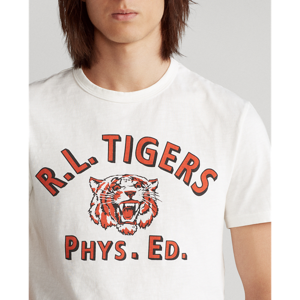 Deckwash White Custom Slim Polo Tiger T-Shirt Polo Ralph Lauren 6