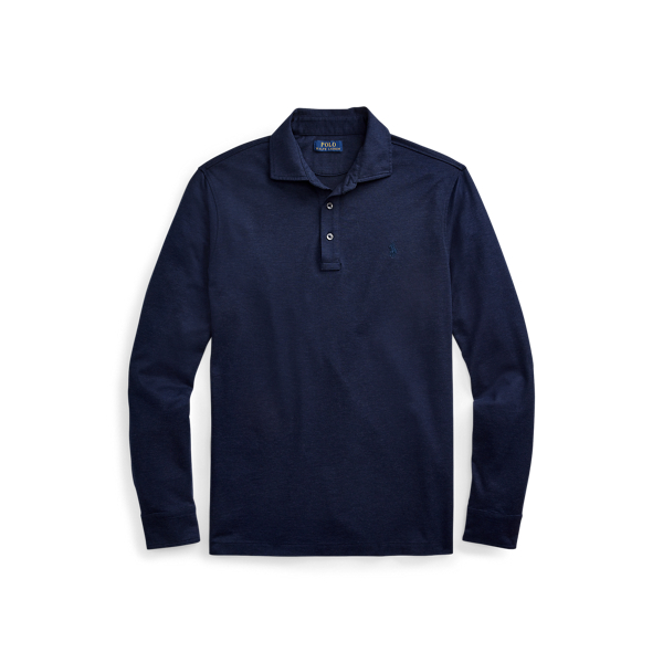 Winter Nvy/Aviator Nvy St Custom Slim Fit Jacquard Polo Shirt Polo Ralph Lauren 2