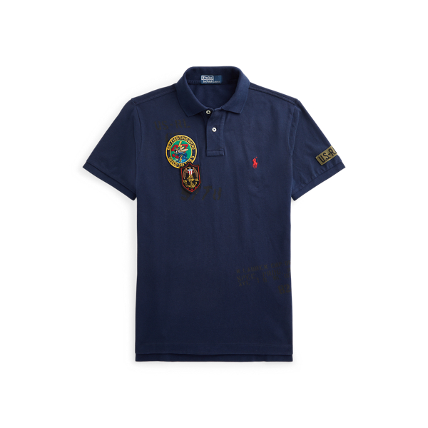 Custom Slim Fit Surplus Mesh Polo Shirt Polo Ralph Lauren 1