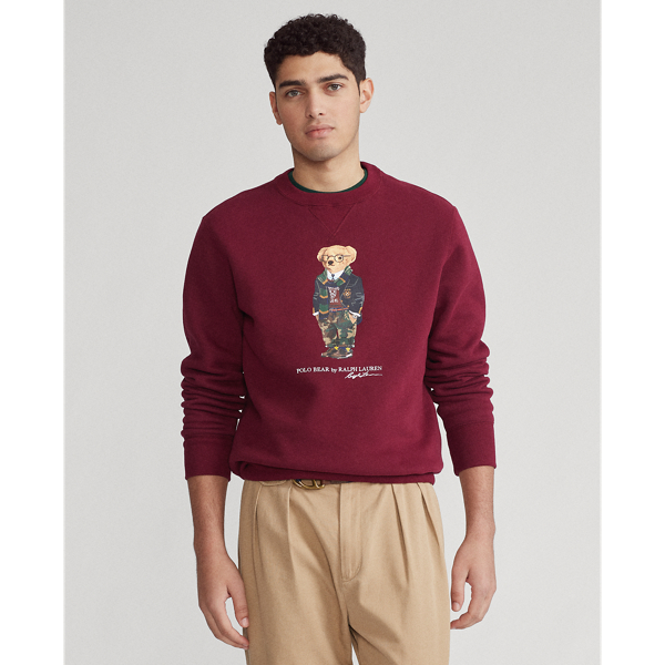 Men’s Polo Ralph outlet Lauren Preppy Polo Bear Crewneck Sweater