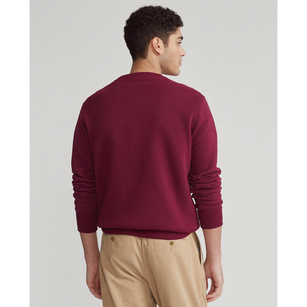 Classic Wine Preppy Bear Fleece Sweatshirt Polo Ralph Lauren 5