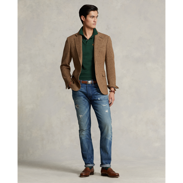 Custom-Slim-Fit Poloshirt Polo Ralph Lauren in College-Grün 4