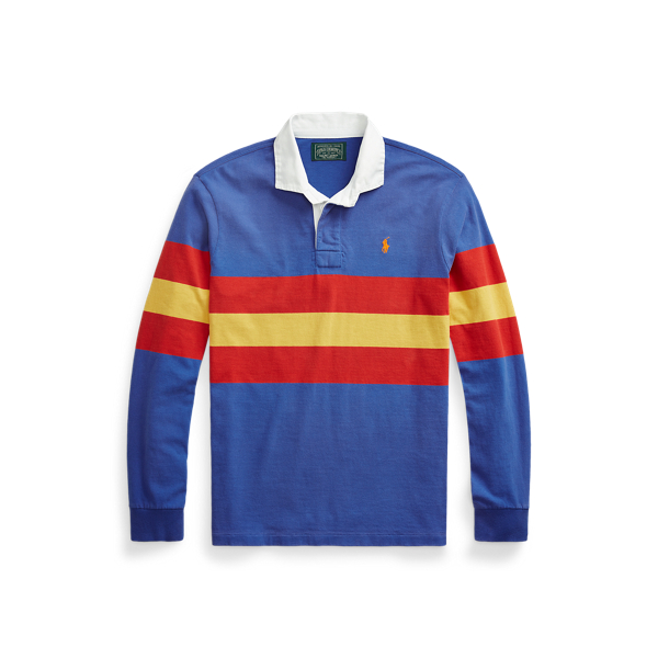 Classic Fit Striped Cotton Rugby Shirt Polo Ralph Lauren in 1