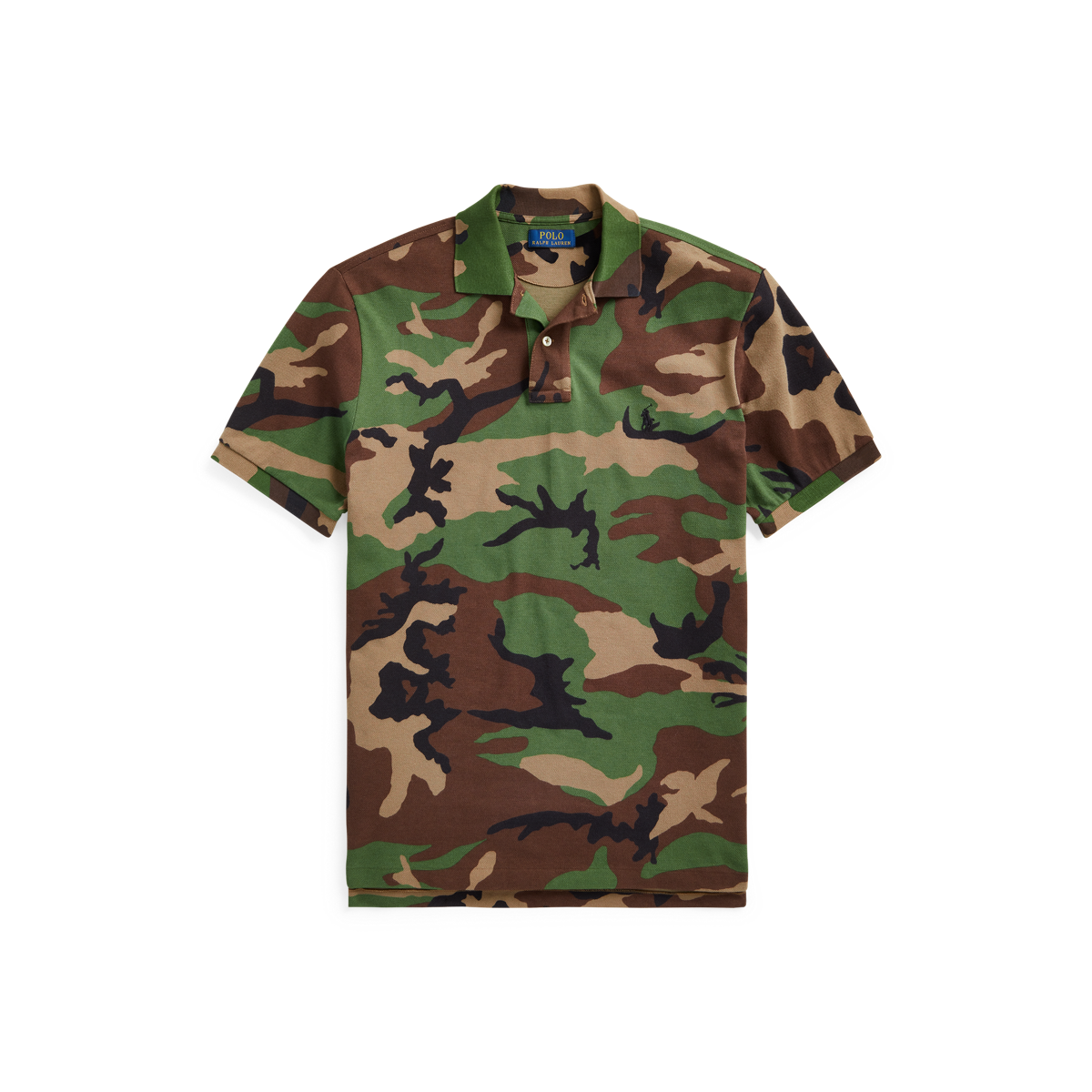 Classic Fit Camo Mesh Polo Shirt Ralph Lauren