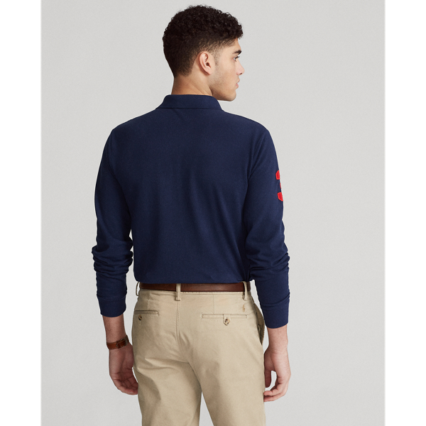 Newport Navy Classic Fit Triple-Pony Mesh Polo Shirt Polo Ralph Lauren 5