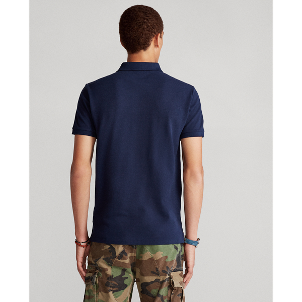 Cruise Navy Custom Slim Fit Polo Bear Mesh Polo Polo Ralph Lauren 5