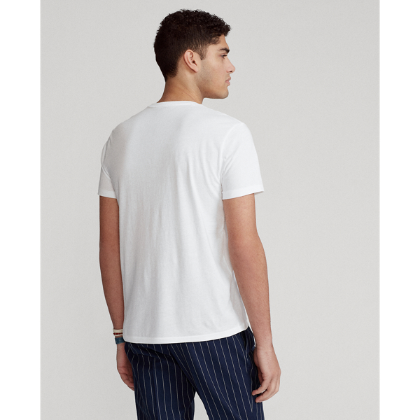 Maglietta in jersey Custom Slim-Fit Polo Ralph Lauren in White 4