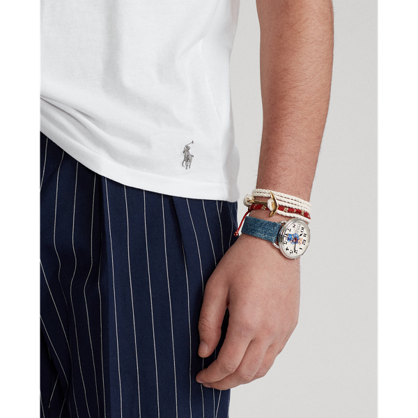 Maglietta in jersey Custom Slim-Fit Polo Ralph Lauren in White 5