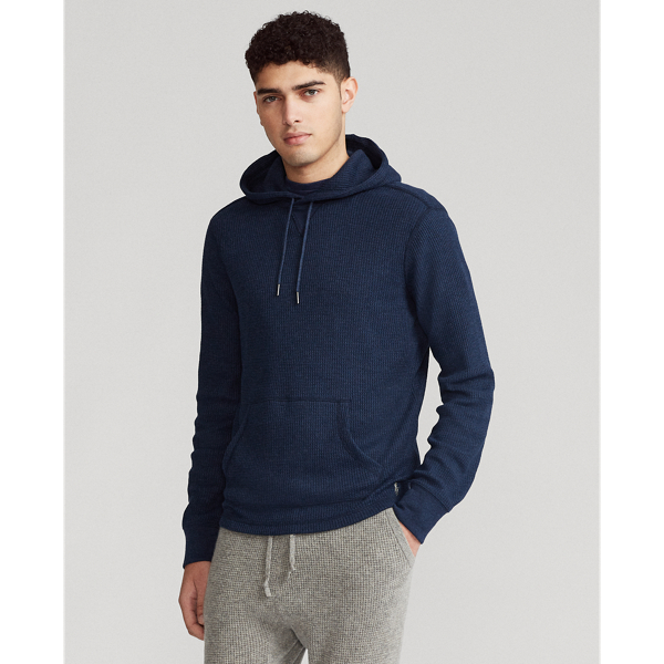 Ralph lauren waffle hoodie online