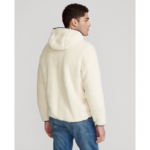 Winter Cream Fleece Full-Zip Hoodie Polo Ralph Lauren 5