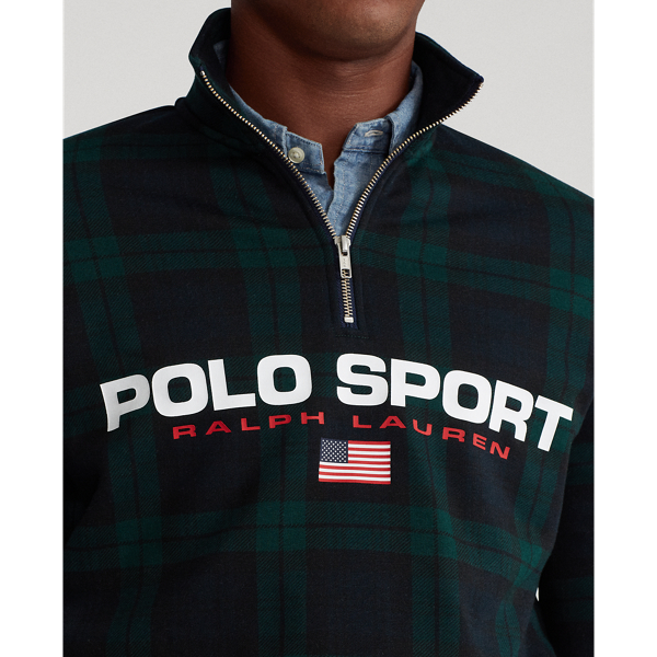 Polo Sport Tartan Fleece Sweatshirt for Men | Ralph Lauren® UK