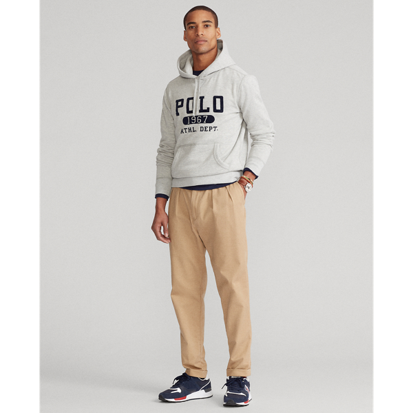 Andover Heather/Navy Fleece Graphic Hoodie Polo Ralph Lauren 4