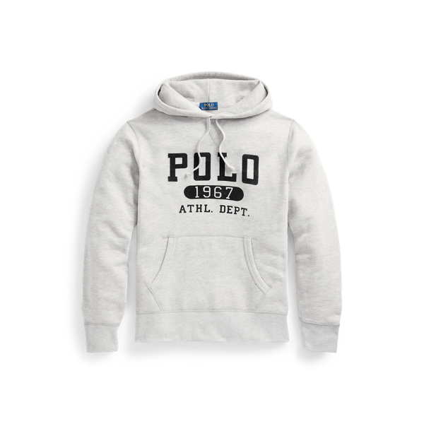 Andover Heather/Navy Fleece Graphic Hoodie Polo Ralph Lauren 2