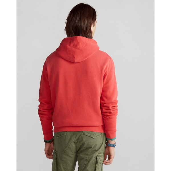 Bistro Red Fleece Graphic Hoodie Polo Ralph Lauren 5